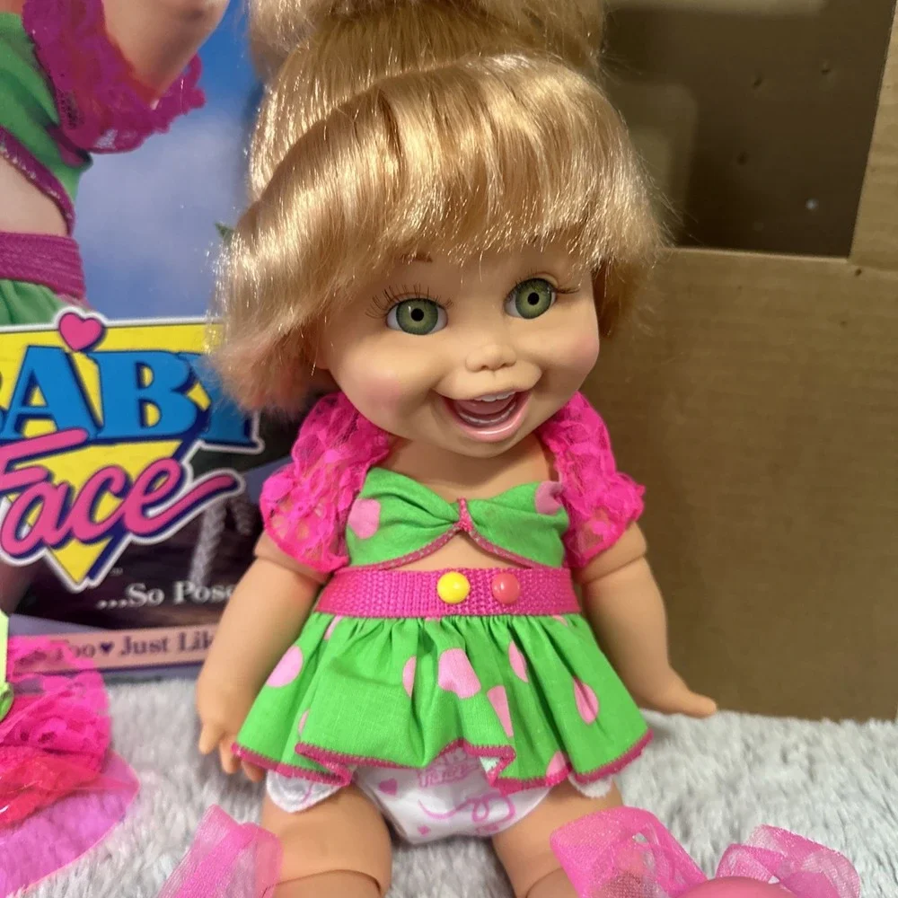 1990 Galoob Baby Face SO FUNNY NATALIE 13
